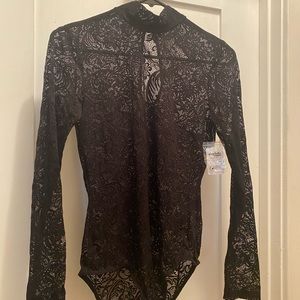 Lace bodysuit- long sleeve